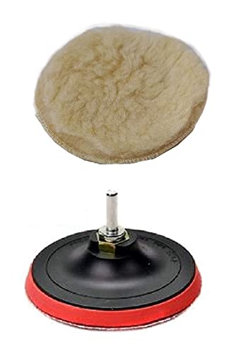 Dumdaar 5" (125 mm) Backup and Wool Pad for with M10 Spindle/Adaptor Drill Machine Attachment - Image 4