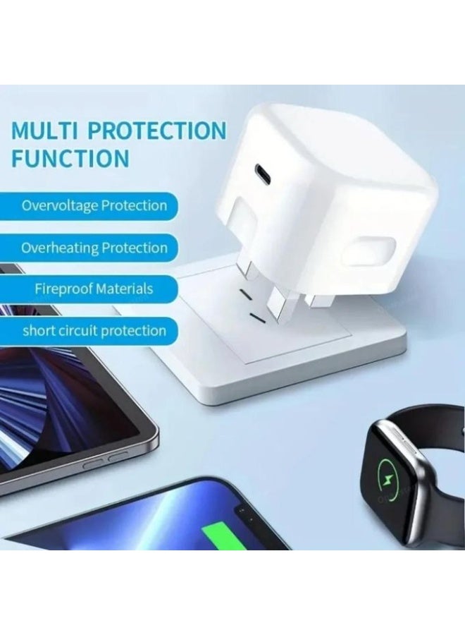 35W USB-C Power Adapter USB-C to Cable Fast Charger - Image 5