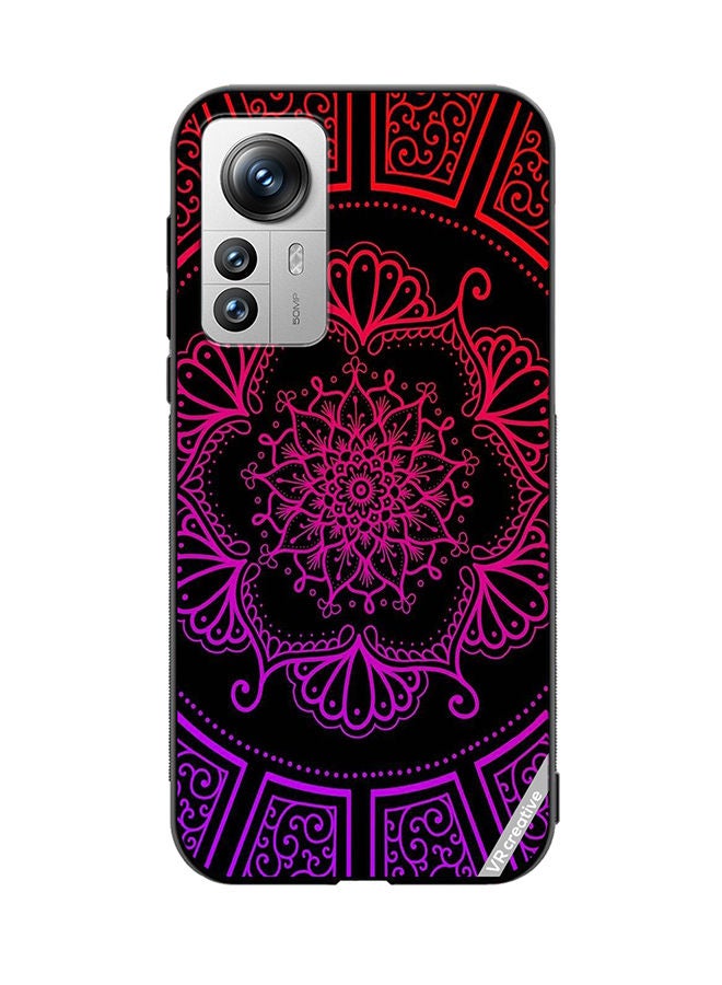 VR CREATIVE Protective Case Cover For Xiaomi 12X Mandala Design Multicolour - Image 1