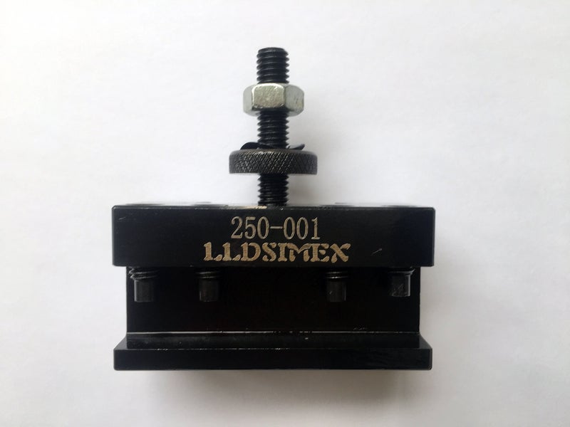 LLDSIMEX 0XA Wedge Type Quick Change Tool Post Set For Mini Lathe 6-9" SWING Steel Material - Image 3