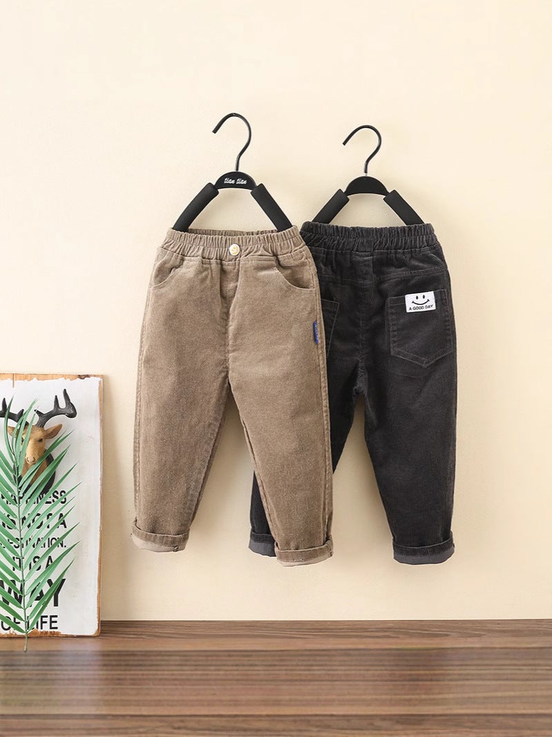Children'S Pants Stylish Baby Korean Casual Pants Boys Spring Fashionable Straight Long Pants - Image 2