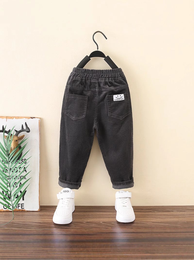 Children'S Pants Stylish Baby Korean Casual Pants Boys Spring Fashionable Straight Long Pants - Image 3