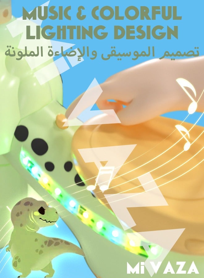 مي فازا دراجة توازن الطفل لعمر سنة واحدة للأولاد والبنات من عمر 12 إلى 36 شهرًا، 4 عجلات صامتة، مقعد ناعم لمرحلة ما قبل المدرسة، ألعاب ركوب أول للأطفال الصغار هدايا عيد الميلاد الأول - Image 5