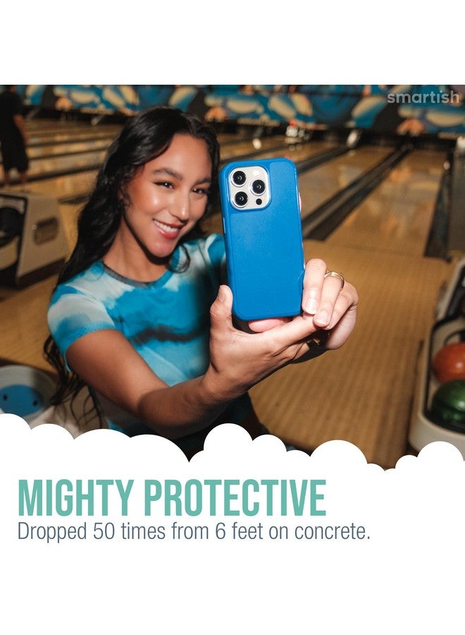 سمارتيش جراب Smartish® المغناطيسي لهاتف iPhone 15 - Gripmunk متوافق مع MagSafe [خفيف الوزن + واقي] غطاء قبضة رفيع/رفيع مع بطانة من الألياف الدقيقة لهاتف Apple iPhone 15 - Black Tie Affair - Image 3