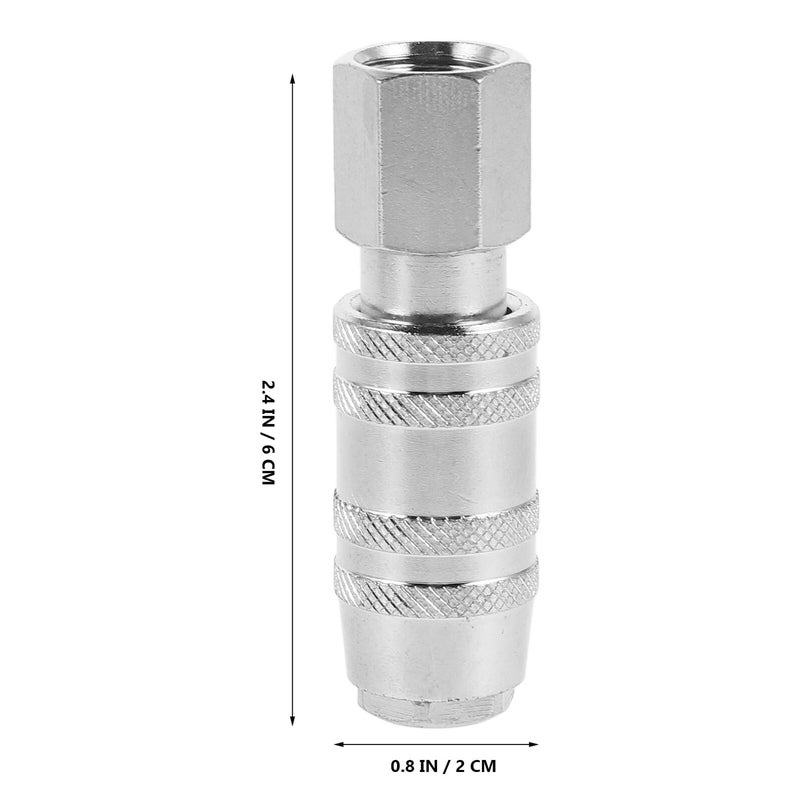 Stainless Steel Air Hose Quick Connect Fitting Straight Coupling for Air Compressor Pneumatic Tools - Image 3