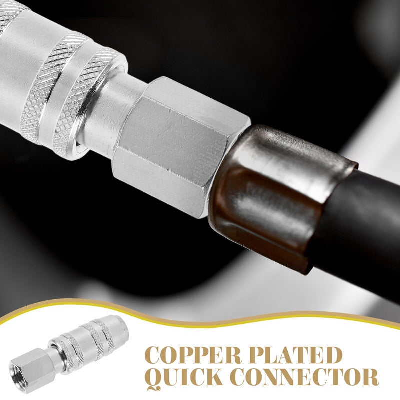 Stainless Steel Air Hose Quick Connect Fitting Straight Coupling for Air Compressor Pneumatic Tools - Image 4