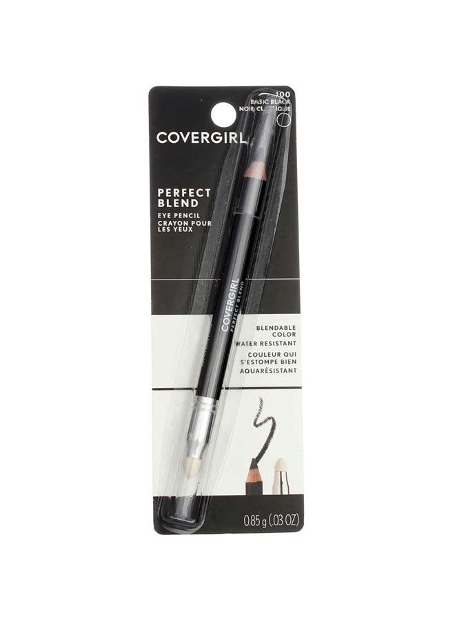 CoverGirl - CoverGirl Perfect Blend Eye Pencil, Basic Black [100], 0.03 oz (Pack of 4) - Image 1