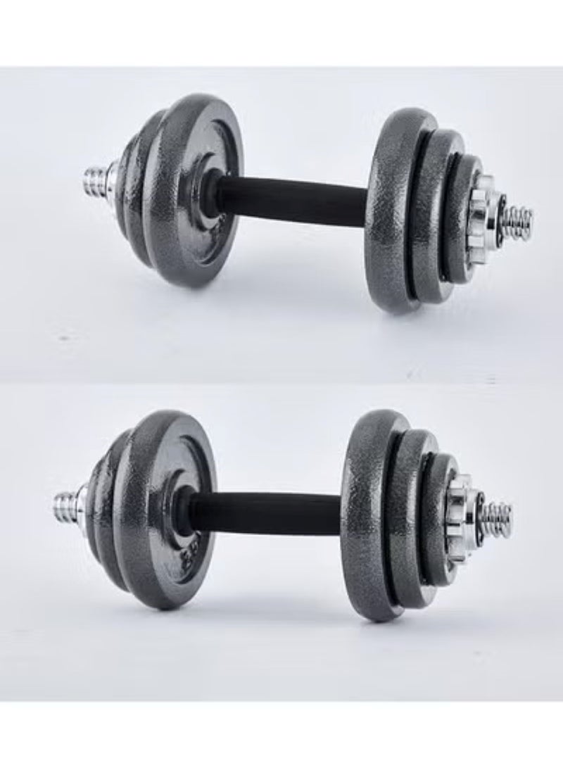 Huitich 30kg Adjustable Dumbbell Set with Case and Connecting Rod Black - Image 2