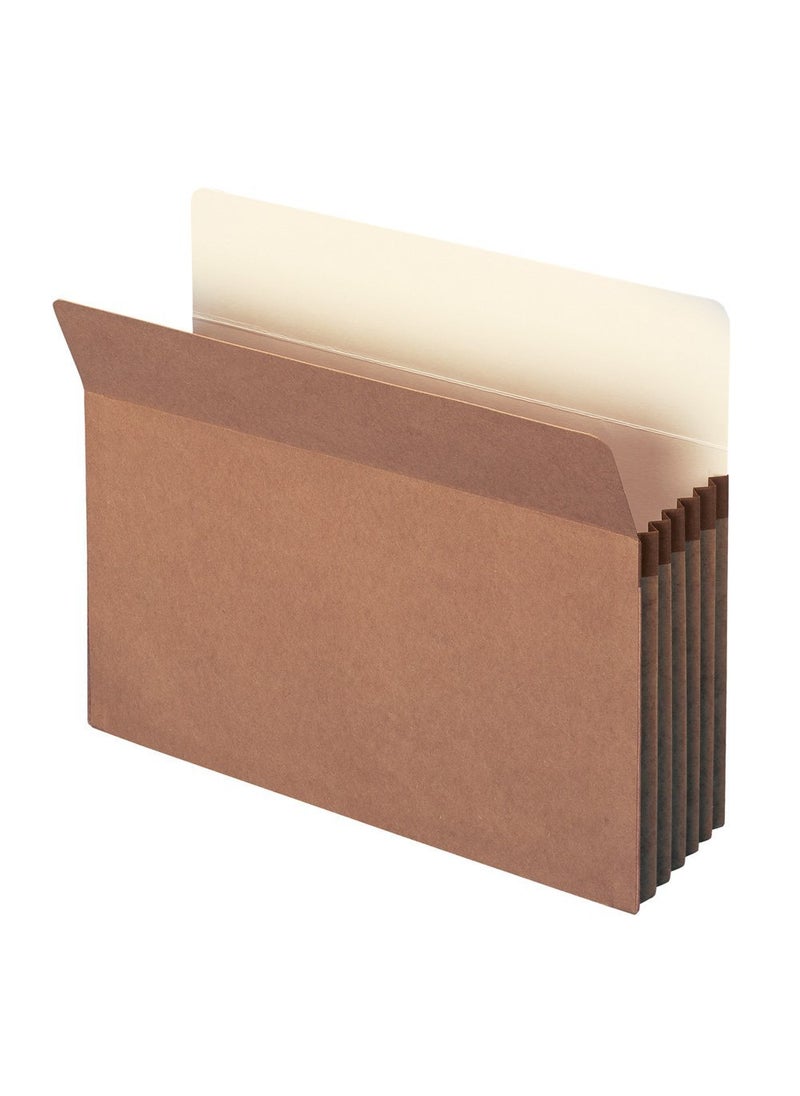 Smead Smead File Pocket StraightCut Tab 514 Expansion Letter Size Redrope 10 per Box 73234  - Image 1