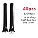 ROSEBB 40pcs Round headTeam Spirit Boom Sticks Thunder Sticks Cheering Sticks Team Spirit Plastic Cheerleading Spirit Stick Clapper Inflatable Noise Maker Sports Supply Black - Image 3