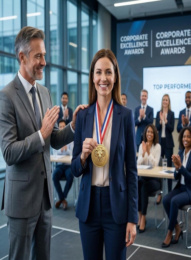 Freetoes Gold Goat Medal - 3 Inch Champion Pendant with Award Ribbon,Greatest of All Time Awards Chain for Football, Basketball,MVP,Tournaments & Champions League Winners Trophy Gifts - Image 4