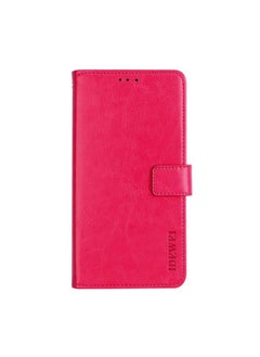 IDEWEI Case For OnePlus 9RT 5G Crazy Horse Texture Leather Phone Case with Holder & Card Slots & Wallet  - Image 2