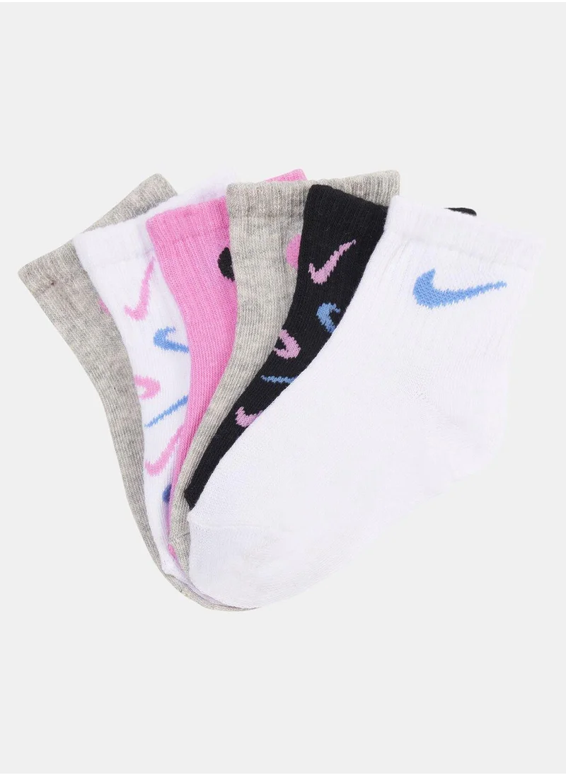 Nike Kids' Ankle Socks - 6 Pack (Baby and Toddler)