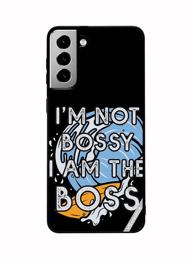 VR CREATIVE Protective Case Cover For Samsung Galaxy S21 FE 5G Bossy Design Multicolour - Image 1