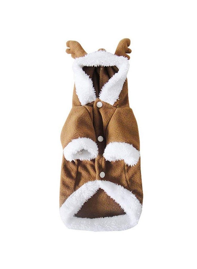 موغوكو زي رعاة البقر من موجوكو، زي رعاة البقر على شكل كلب وقط، زي رعاة البقر المضحك، ملابس صوفية دافئة بغطاء رأس لعيد الميلاد (مقاس 3XL) - Image 2