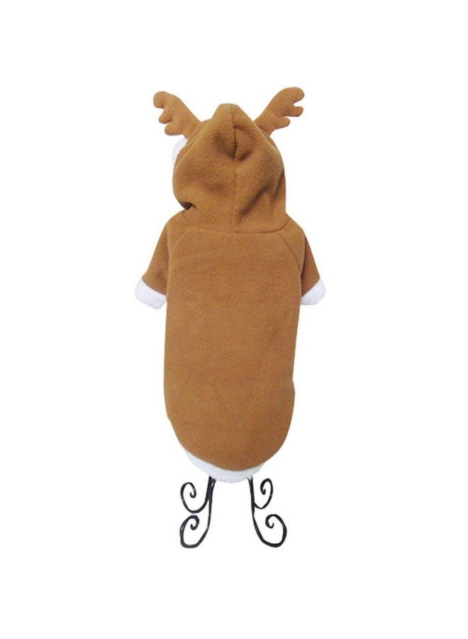 موغوكو زي رعاة البقر من موجوكو، زي رعاة البقر على شكل كلب وقط، زي رعاة البقر المضحك، ملابس صوفية دافئة بغطاء رأس لعيد الميلاد (مقاس 3XL) - Image 4