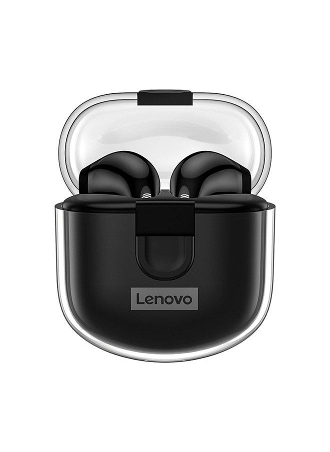Lenovo Group Limited Lenovo LP12 BT5.3 True Wireless Earbuds Semi-in-ear Earphones w/Dual Mic Noise Cancellation /Auto-pairing/HiFi Stereo Sound/Low Latency Sports Headset Black  - Image 3