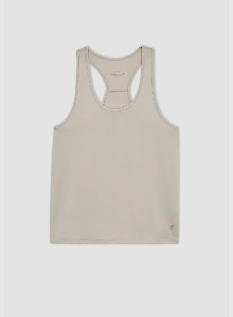 DeFacto Woman Crew Neck Sleeveless Knitted Athlete