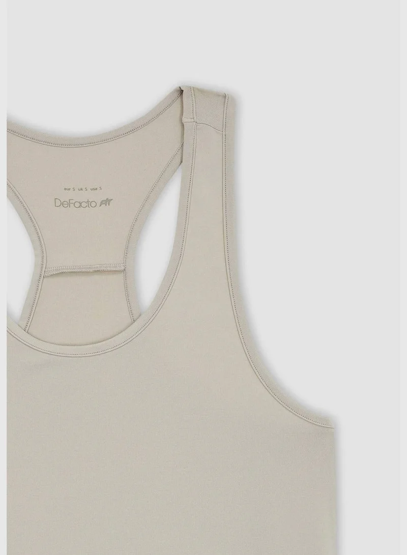 DeFacto Woman Crew Neck Sleeveless Knitted Athlete