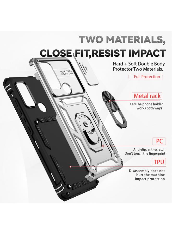S-TOP Case For Motorola Moto G60s Sliding Camshield Holder Phone Case - Image 3