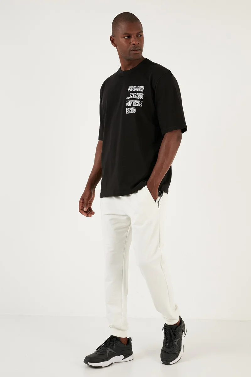 Buratti Cotton Printed Oversize Crew Neck T Shirt Men's T Shirt 5902641