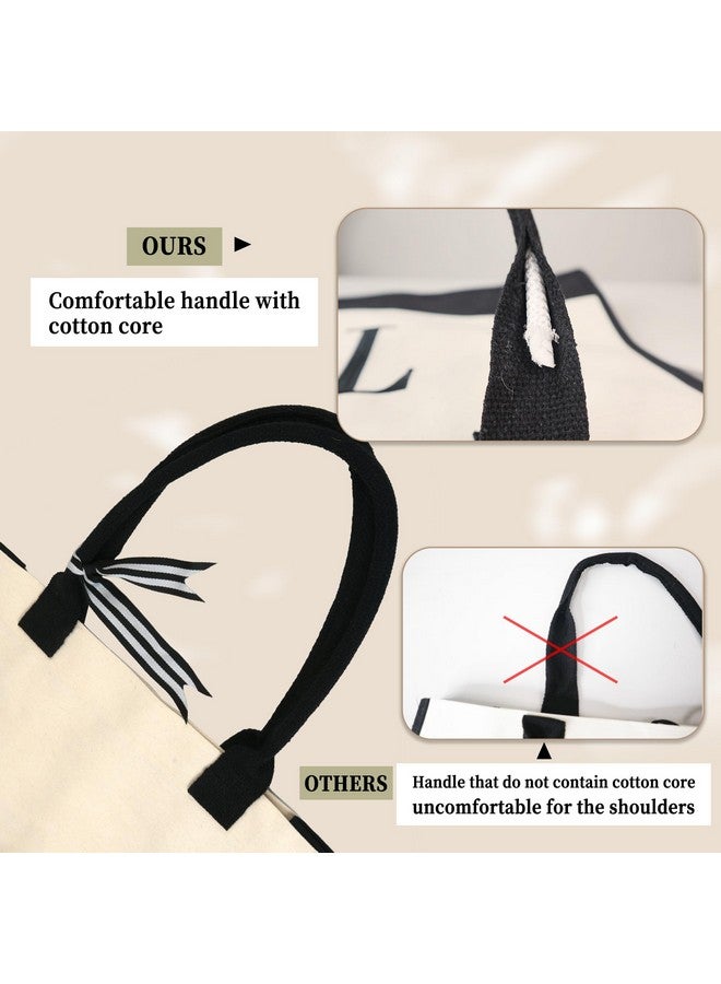 بي جرين حقيبة توت BeeGreen للنساء، هدايا للأم، هدايا عيد ميلاد للنساء، حقيبة قماشية، هدايا للمعلمات، هدايا لصديقاتها، زميلات العمل، الجدات، وصيفات العروس، هدايا شخصية، حقيبة ممرضة، هدية خطوبة مطرزة - Image 3