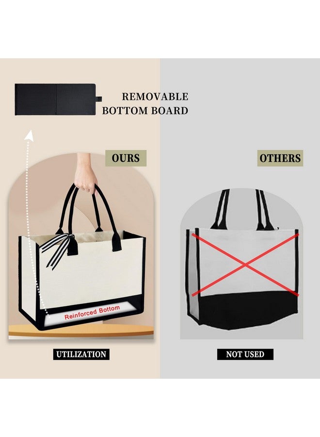 بي جرين حقيبة توت BeeGreen للنساء، هدايا للأم، هدايا عيد ميلاد للنساء، حقيبة قماشية، هدايا للمعلمات، هدايا لصديقاتها، زميلات العمل، الجدات، وصيفات العروس، هدايا شخصية، حقيبة ممرضة، هدية خطوبة مطرزة - Image 2