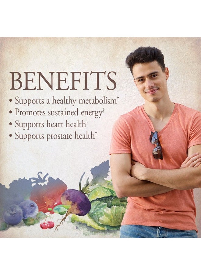 Garden of Life - Multivitamin For Men Mykind Organic Men Once Daily Whole Food Vitamin Supplement Tablets Vegan 60 Count - Image 1