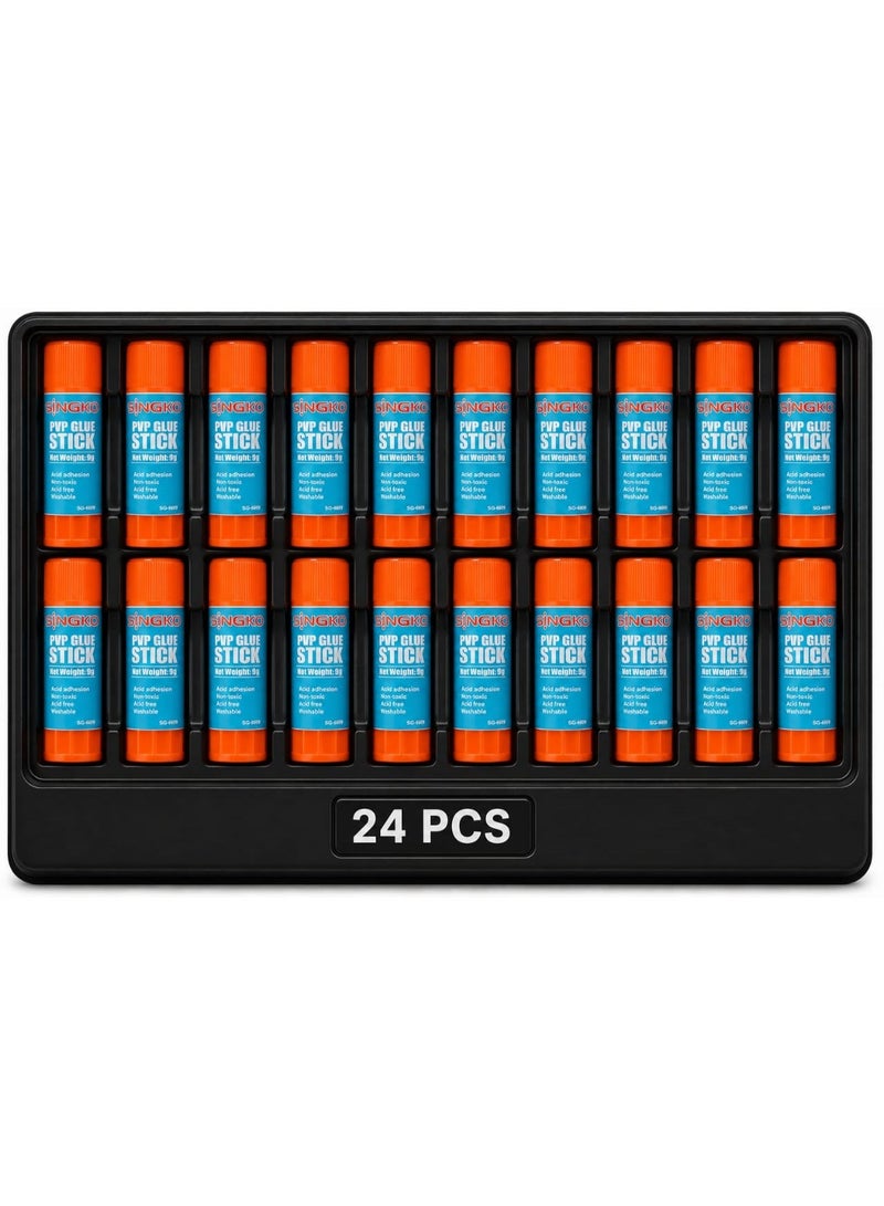 gingko Glue Stick Gingko 9 gram - Saving Pack - 24 Sticks - Image 2