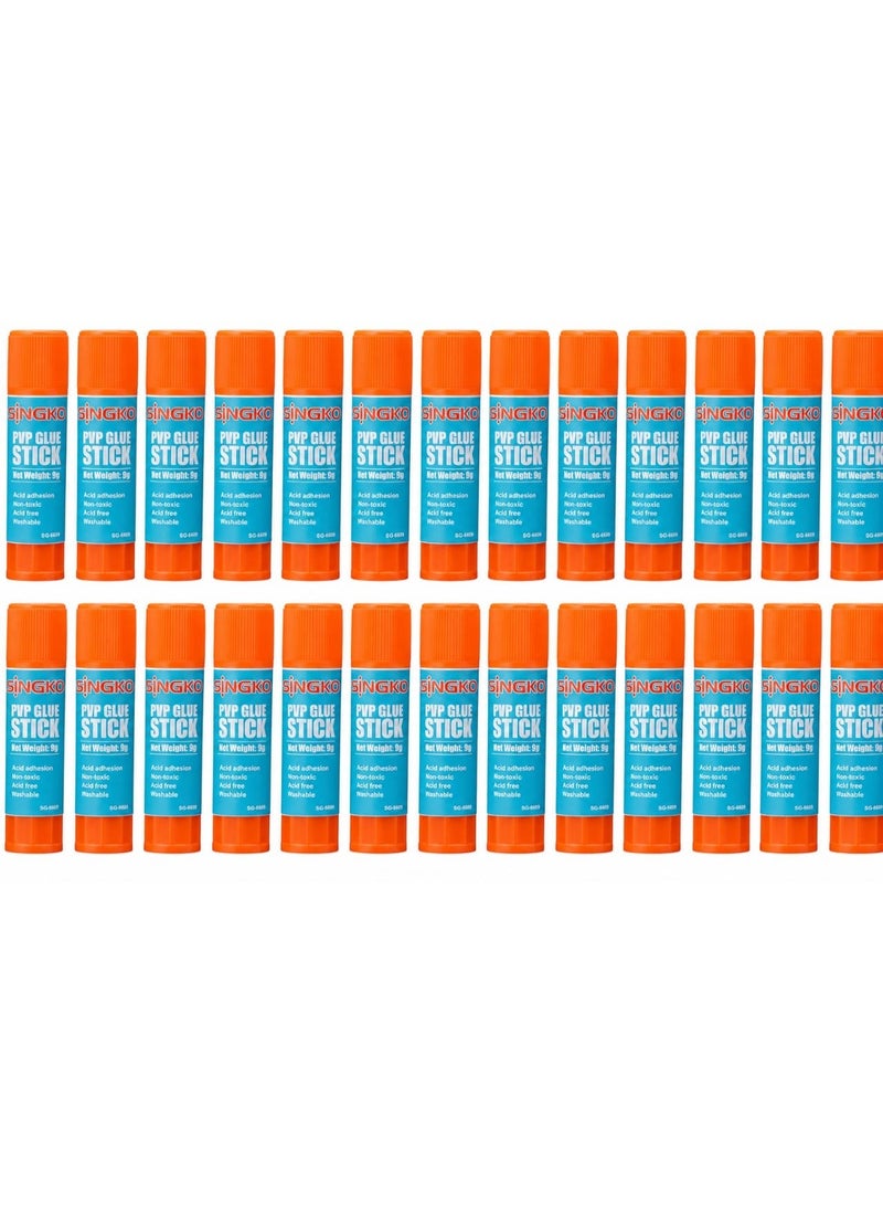gingko Glue Stick Gingko 9 gram - Saving Pack - 24 Sticks - Image 1
