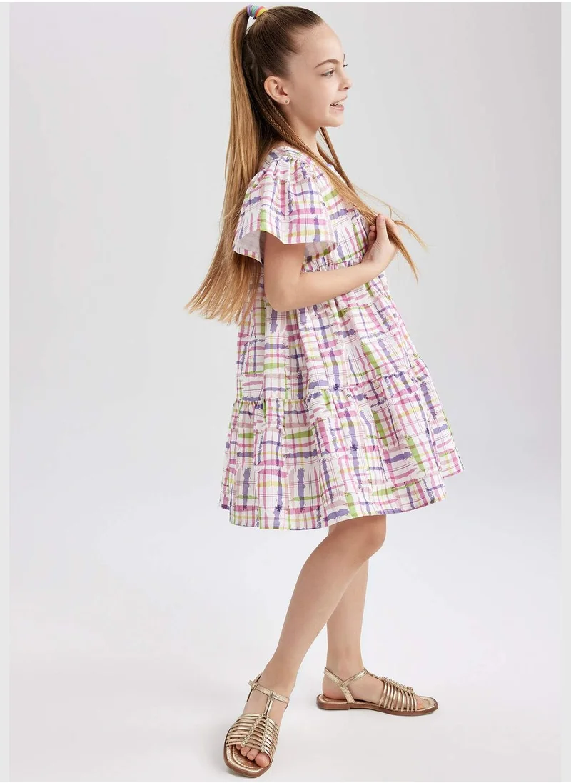 DeFacto Girl Short Sleeve Woven Dress