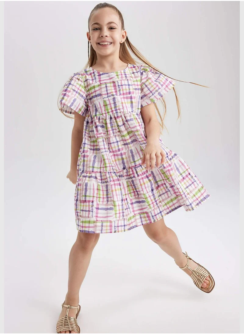 DeFacto Girl Short Sleeve Woven Dress