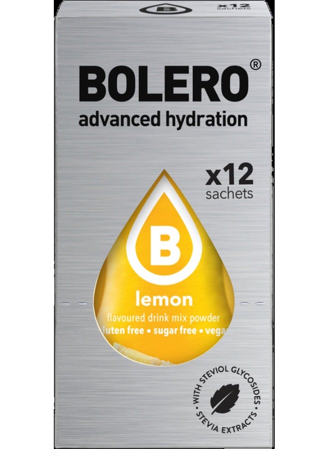 بوليرو منكهات الماء بوليرو - نكهة الليمون الأصفر (12*3 جرام) - Image 1