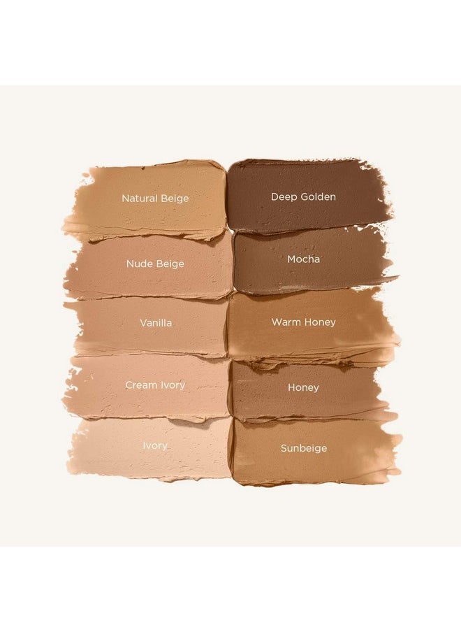 JOAH Highlighter Stick, Crystal Glow Tinted Luminizer Contour Makeup, Crystalide Peptide For Clearer, Smoother Looking Skin, Builtin Detachable Brush, Natural Beige  - Image 5