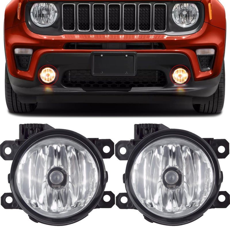 RANSOTO 68256470AA Fog Light Lamp Compatible with 20152020 Jeep Renegade Compass RAM 1500 Replaces CH2592152 - Image 2