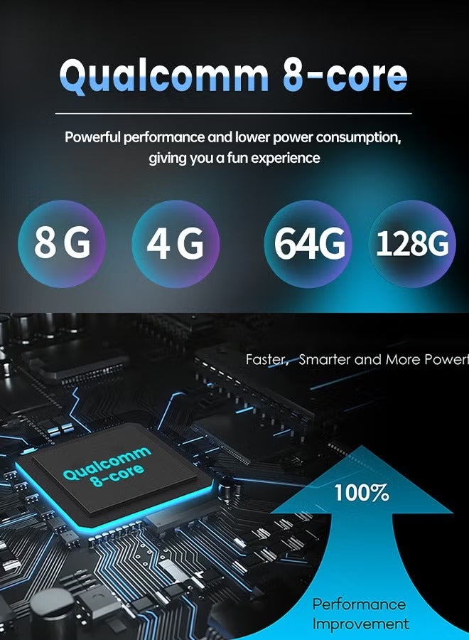 Mi VAZA صندوق تشغيل لاسلكي، محول تشغيل لاسلكي 3 في 1 مزود بنظام تحديد المواقع العالمي (GPS) مدمج، تشغيل لاسلكي فعال وسريع ومحول تلقائي لنظام Android، إعداد سهل وصغير الحجم مع شبكة WIFI مزدوجة النطاق، بلوتوث، (أزرق) - Image 2