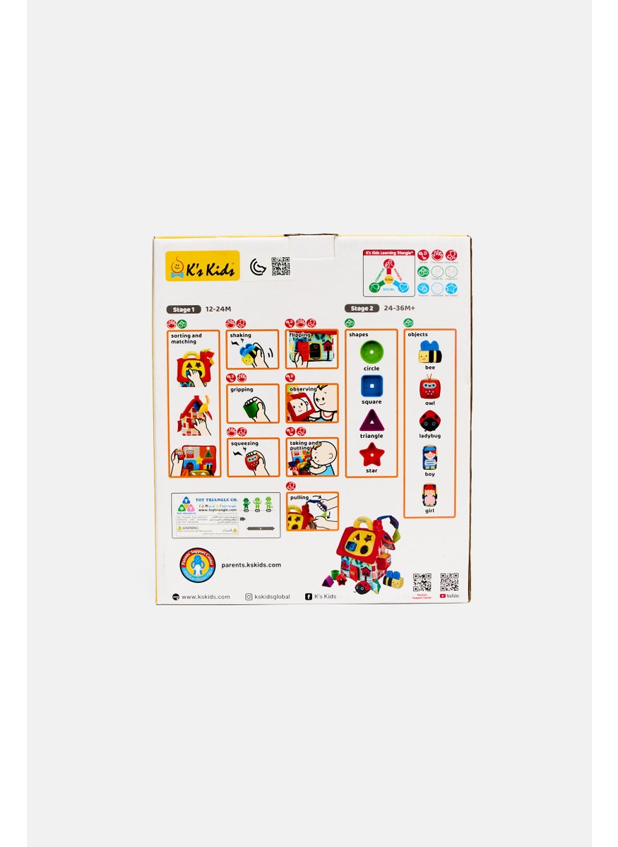 K's Kids KS Kids - Deluxe Patrick Shape Sorting House  - Image 2