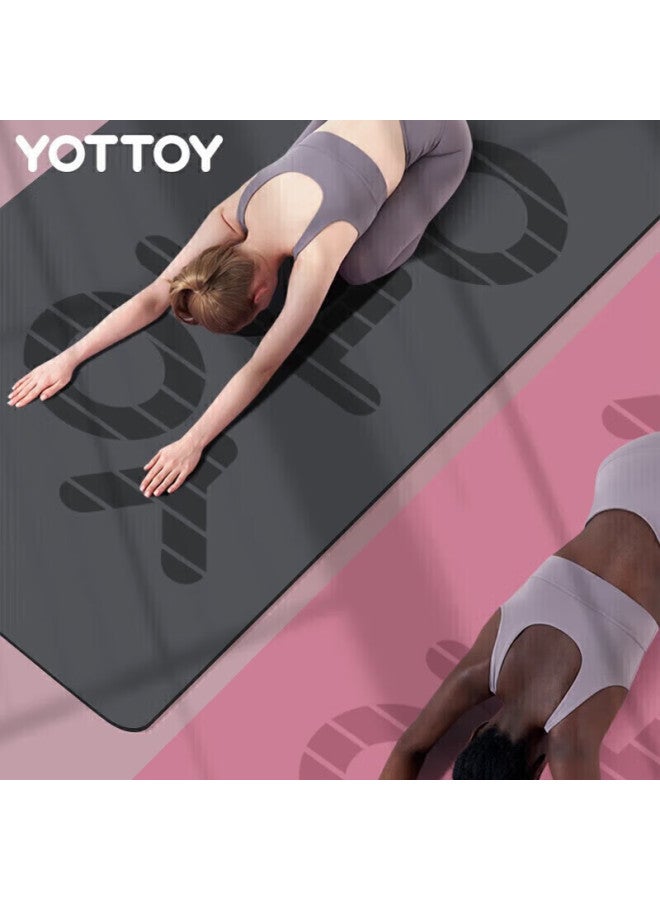 Yottoy Natural Rubber Yoga Mat, Non-slip, Extended And Widened, Eco-friendly Mat, Pu Floor Mat, Home Fitness Mat - Image 3
