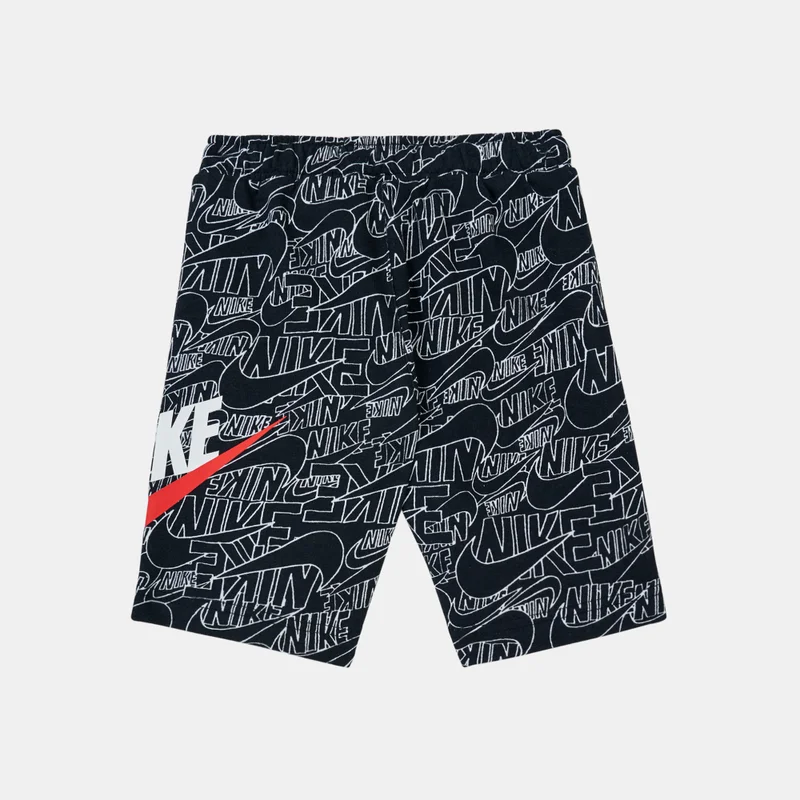 نايكي شورت سبورتسوير ريد برينتد للاطفال الصغار