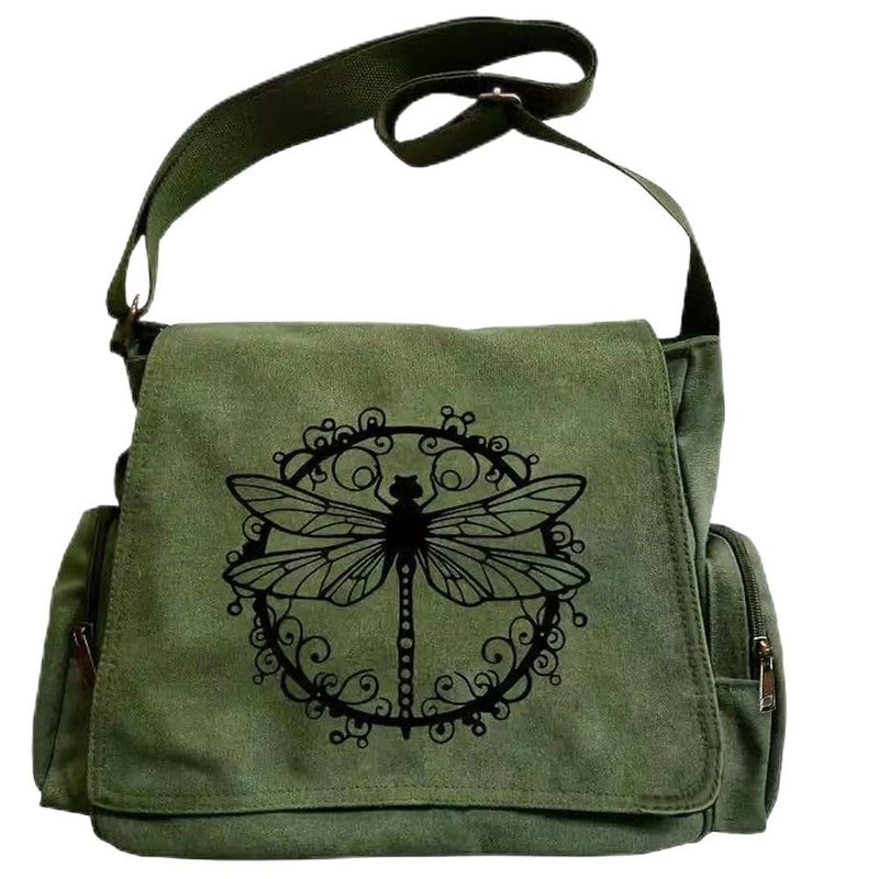 CHICGLOW Personalized Pattern Messenger Bag Cute Canvas Crossbody Bags Women/Men Shoulder Handbags Hobo Purses with Pockets - Image 1