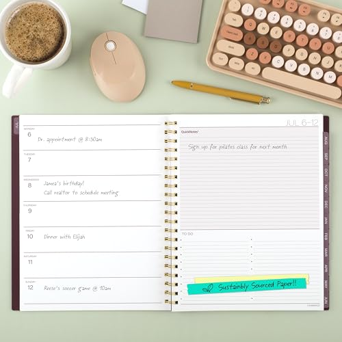 Cambridge Planner 2026-2027 Weekly & Monthly Academic 12-Month July-June, 8-1/2" x 11", Stria (1797-905A) - Image 2