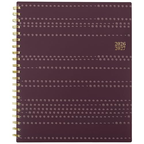 Cambridge Planner 2026-2027 Weekly & Monthly Academic 12-Month July-June, 8-1/2" x 11", Stria (1797-905A) - Image 1