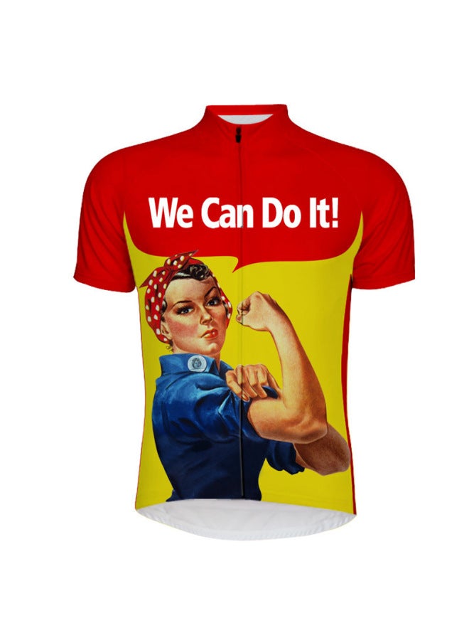 Bicycle Riding Suit For Fleet Set Men's And Women's Spring And Summer Thin Quick-drying Short-sleeved Bicycle Suit For Road Riding