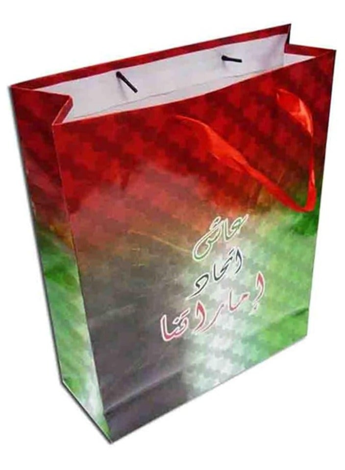 UAE Gift Bag 37.5x29x9CM Stylish and Durable Bag for National Day Celebrations and Gifting Lightweight Reusable and Spacious Design Perfect for Presents Souvenirs and Party Favors - Image 1