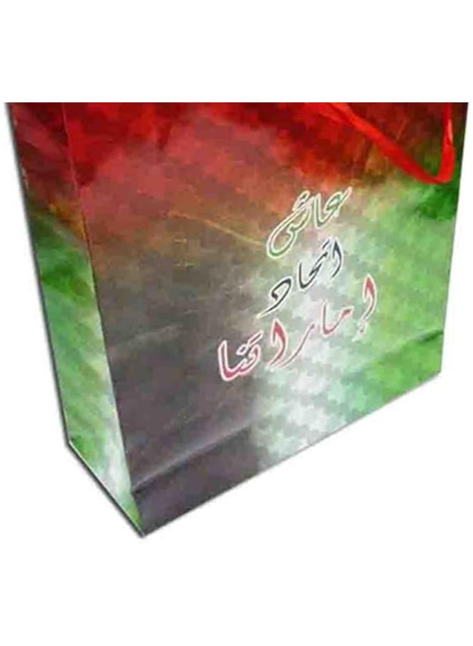 UAE Gift Bag 37.5x29x9CM Stylish and Durable Bag for National Day Celebrations and Gifting Lightweight Reusable and Spacious Design Perfect for Presents Souvenirs and Party Favors - Image 3