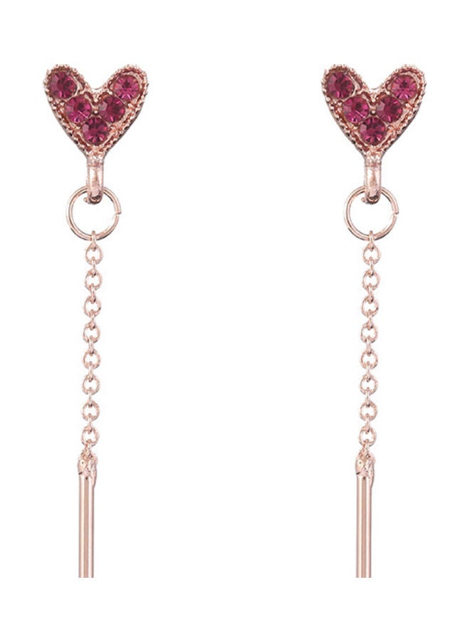 اليشمك أقراط إبرة طويلة بتصميم مبتكر مصنوعة من الفضة عيار 925 - Image 1