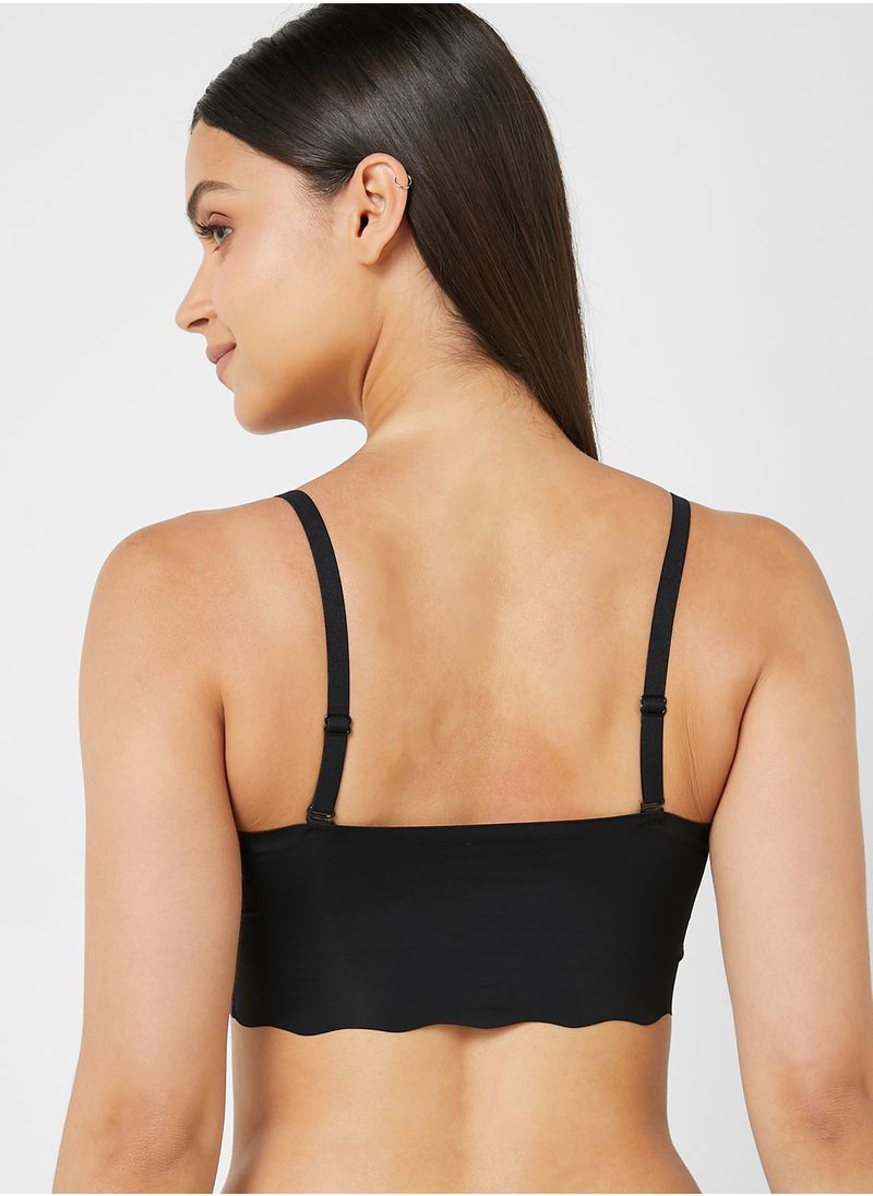 Ginger Basics 2 Pack Scallop Hem Sports Bra  - Image 4