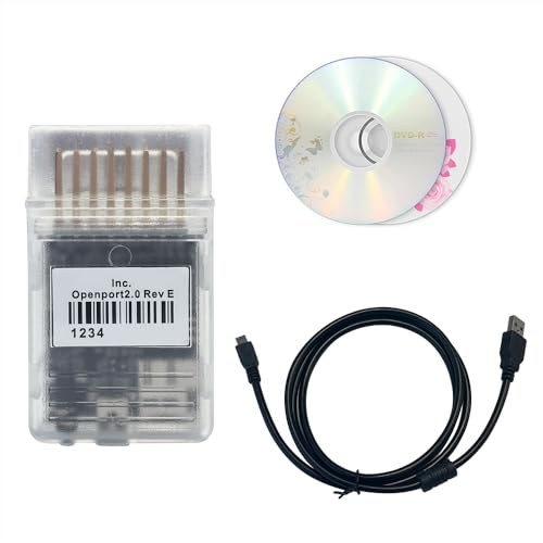 PARANNIC OBD2 K-CAN Diagnostic Cable for Openport 2.0 ECU, Compatible for Jaguar for Land Rover for Toyota for Mitsubishi for Subaru Vehicles, Work for SDD V163 for Techstream for Tactrix - Image 1