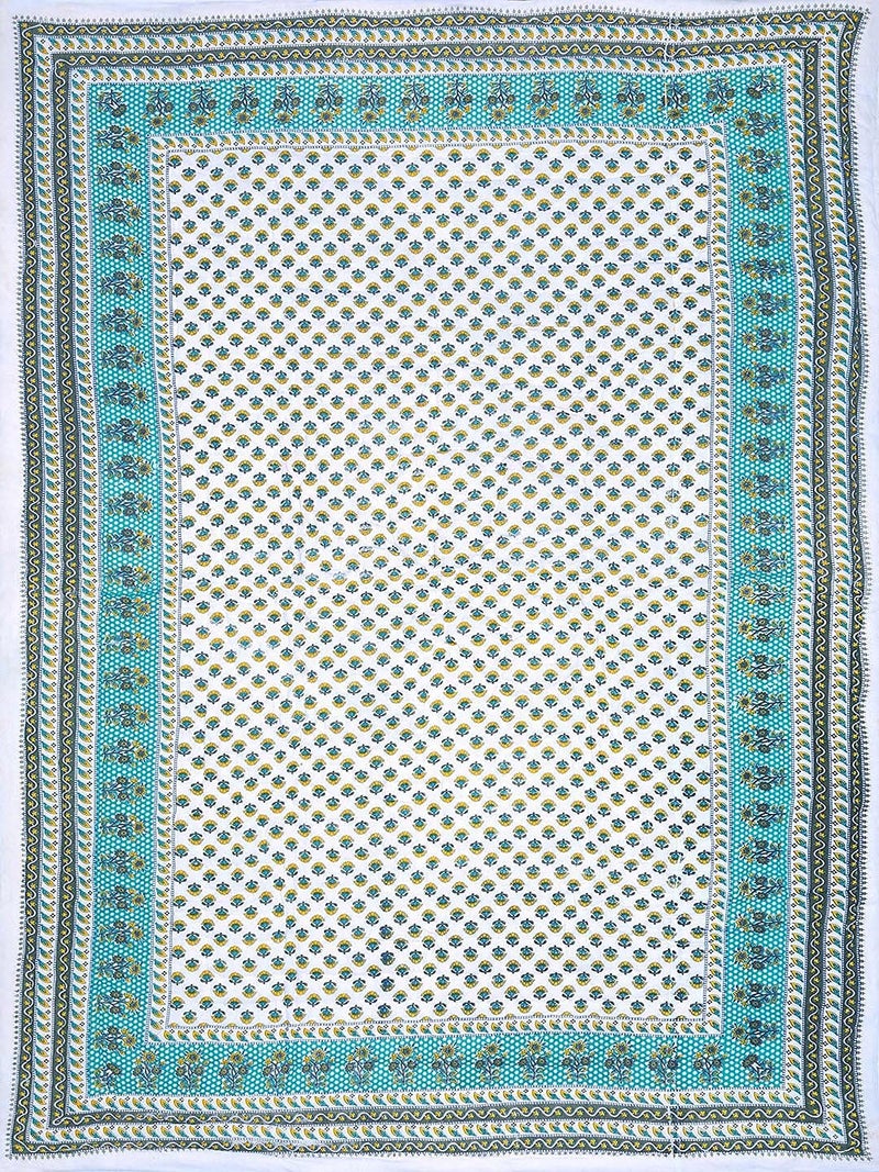 SIBLEY 400 T C Jaipuri Print Cotton Single Bed Razai Quilts Blankets for Home, 85x55 Inches(Multicolour) - Pack of 2 - Image 4