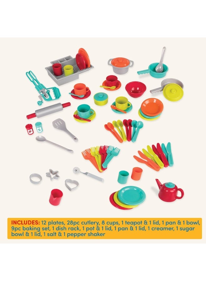 BATTAT Deluxe Kitchen Playset, Pretend Play Kitchen Set For 2+ Years, Pre School Toys, Best Gift For Babies And Toddlers  - Image 5